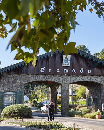 Pórtico de entrada da cidade de Gramado
